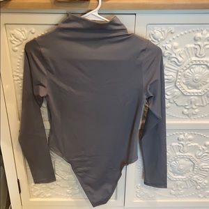 Good American mock neck bodysuit L NWT